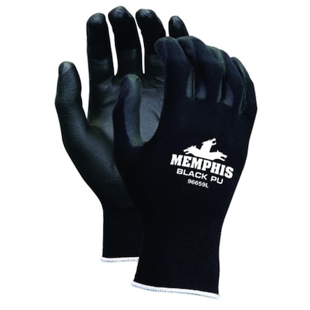 Eat-In Nylon Knitted Glove; 13 Ga; Black - Medium EA780761